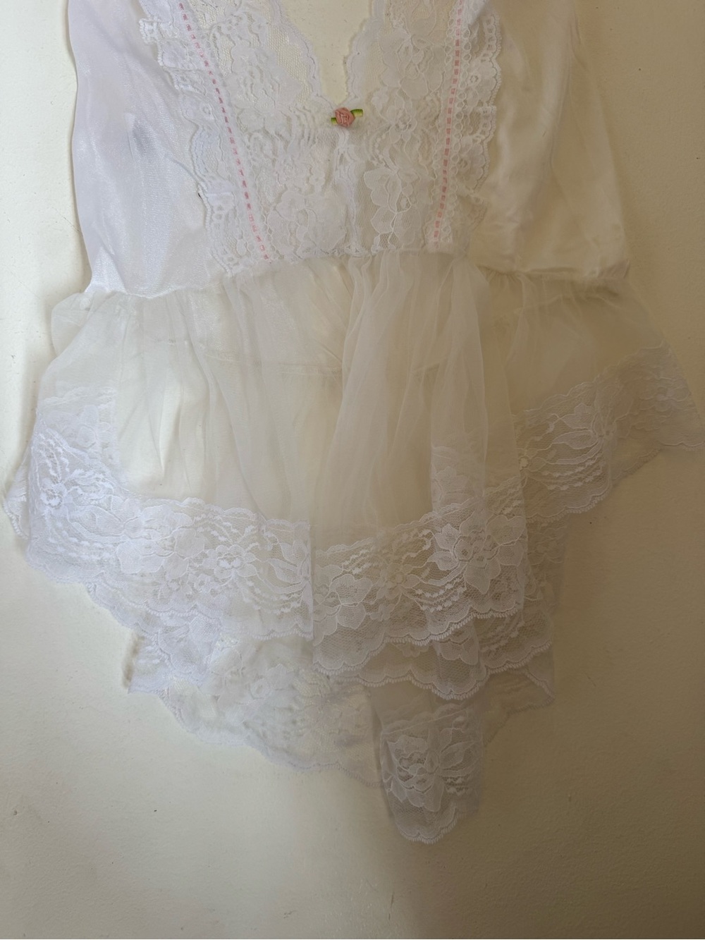 Alana gale vintage white teddy fit medium - Picture 2 of 10